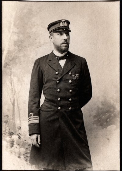 Porträt von Prinz Oskar Bernadotte von Schweden (1859-1953) von French Photographer